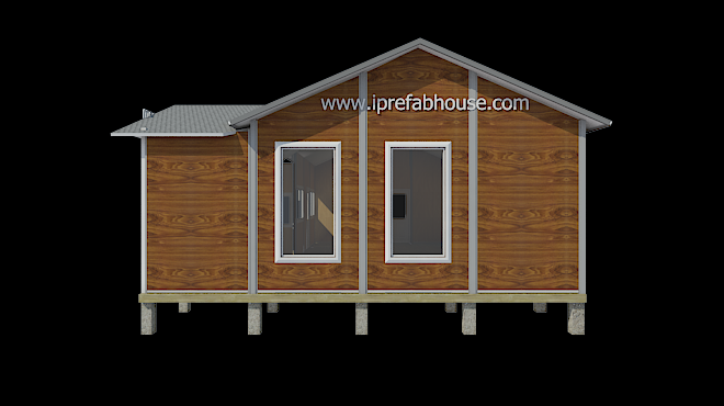 eco-friendly one floor  modular store,4 rooms ,1 stories