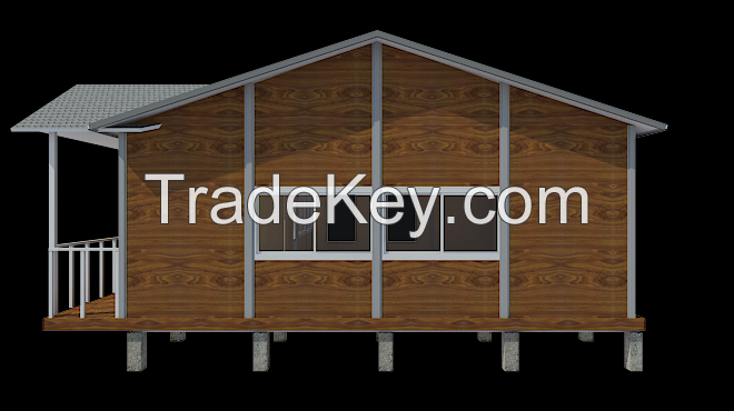 sustainable single floor pre-constructed modular restaurant,4 rooms ,1 stories