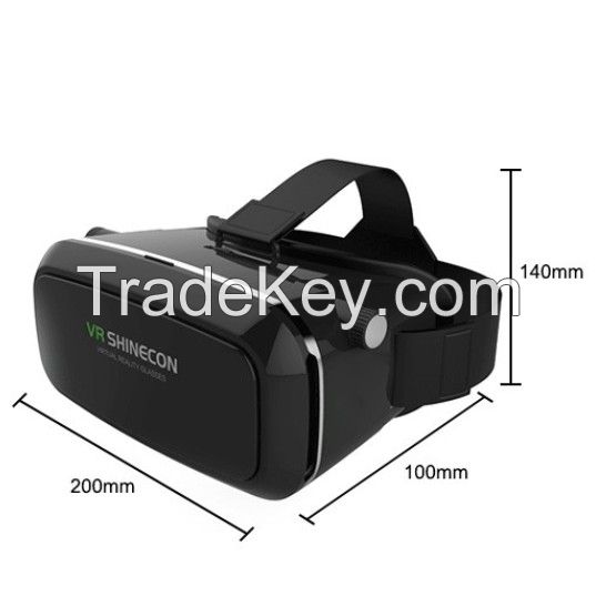 2016 New style ABS Plastic VR box bluetooth gamepad 3D glasses virtual reality headset 
