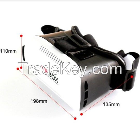 New technology vr box Generation Distance Adjustable VR Box 3D Glasses 