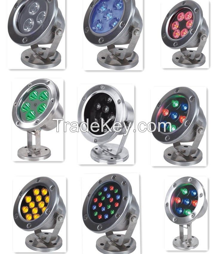 316 Stainless Steel led underwater light  IP68