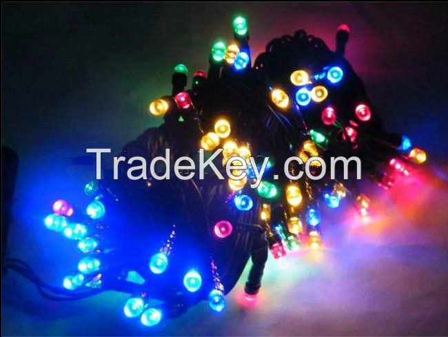 200 LED Outdoor Blue Green Solar Lamps LED String Lights Fairy Holiday Christmas Party Garlands Solar Garden Waterproof LightsLight