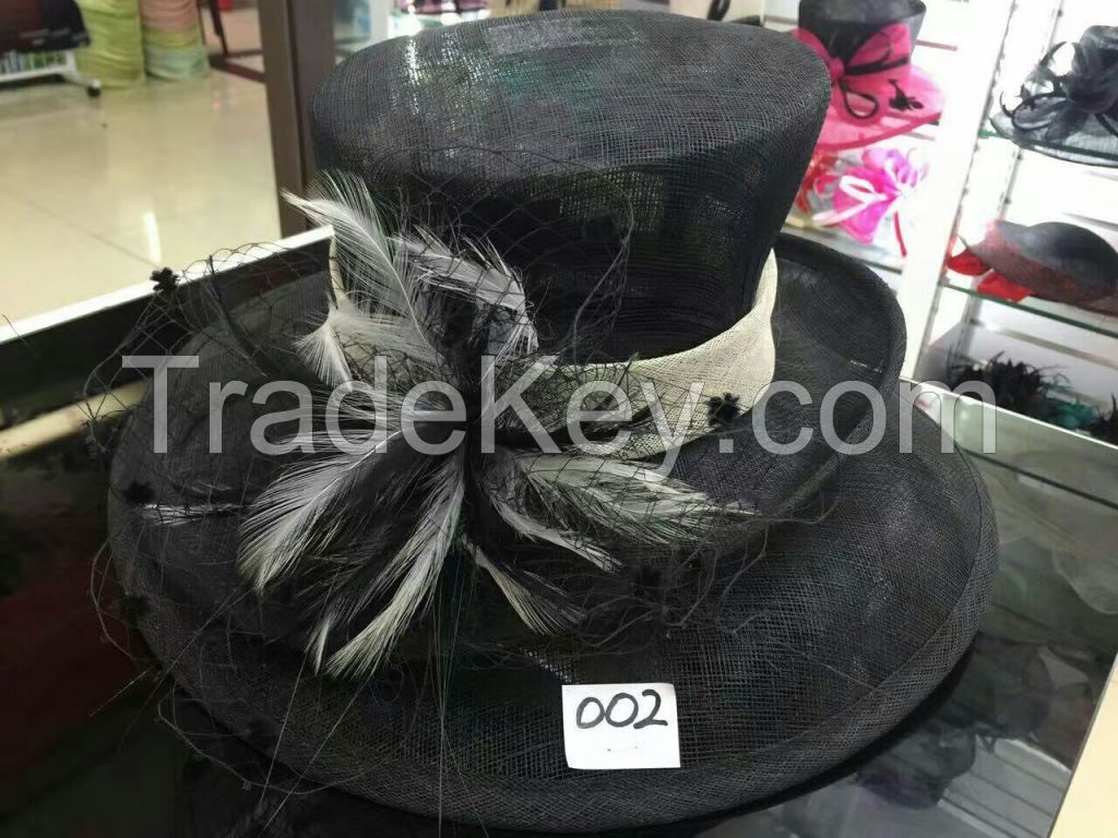 Sinamay Fabric hats, Wedding Hat, church hat, woman hat