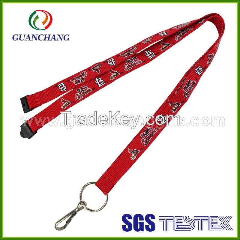 Advertising environment-friendly printed funny polo lanyards for events