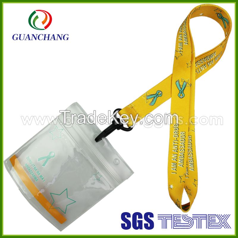 wholesale reflective ink camouflage screen printing Lanyard