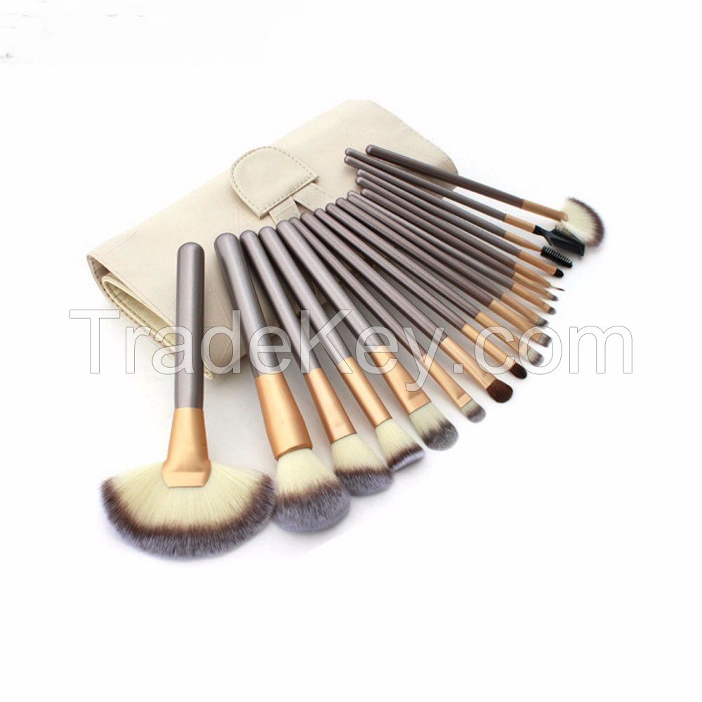 18 Pc Pro Makeup Brush Set Synthetic Professional Makeup Brushes Found