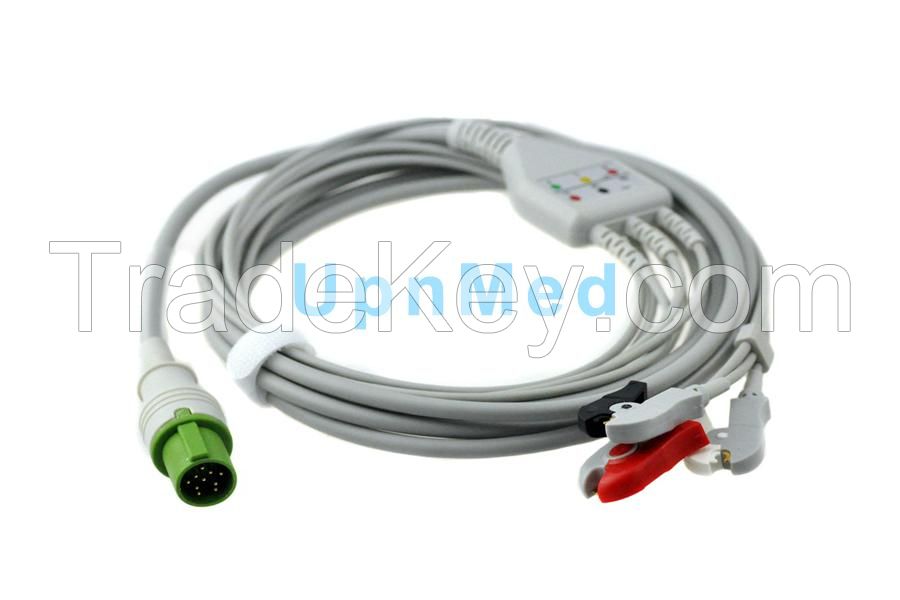 Hellige ECG Cable with lead wires
