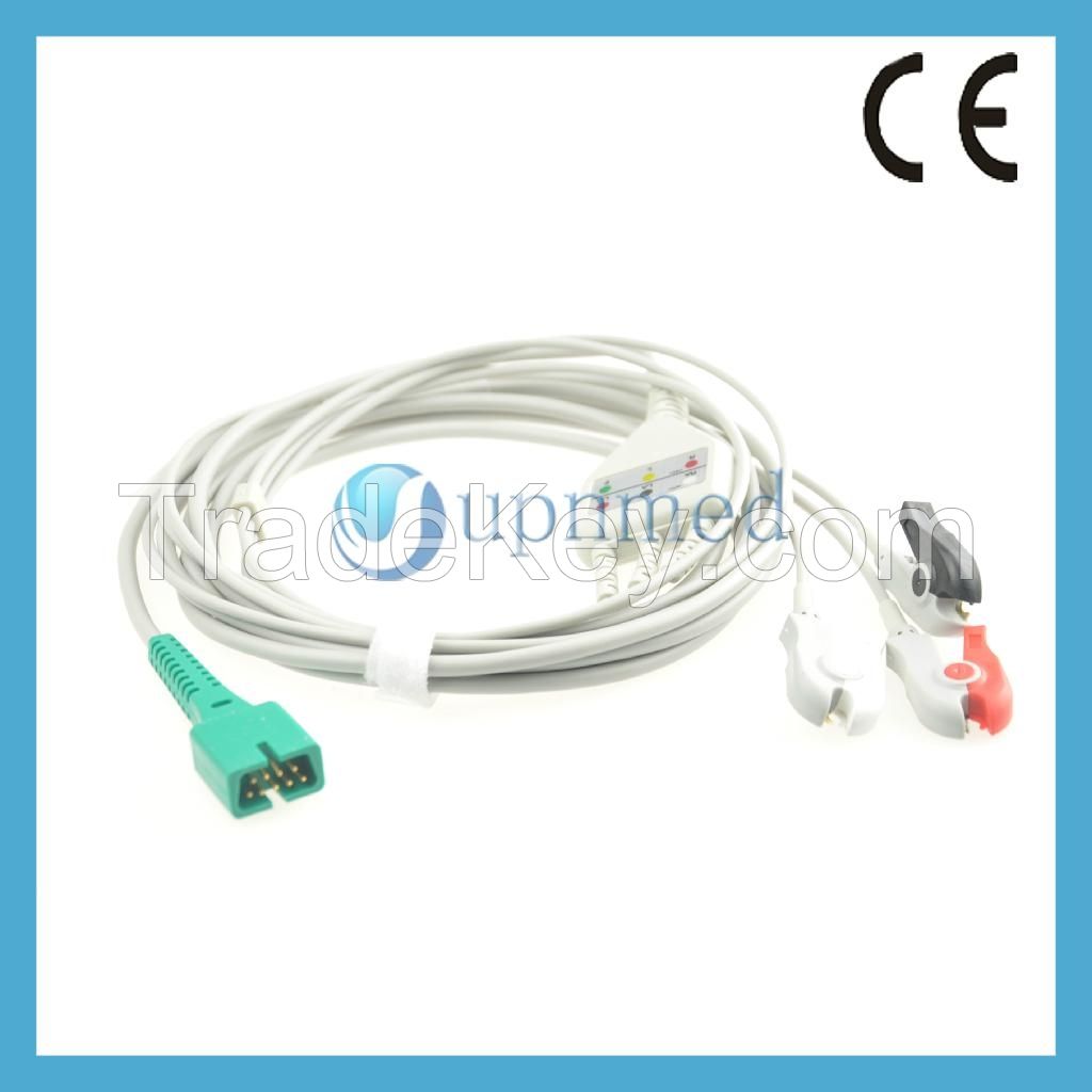 MEK One piece ECG Cable with leadwires