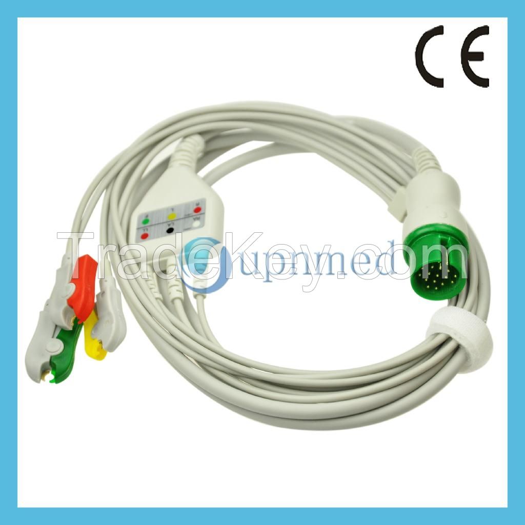 Spacelabs 700-0008-06 ECG cable with leadwires