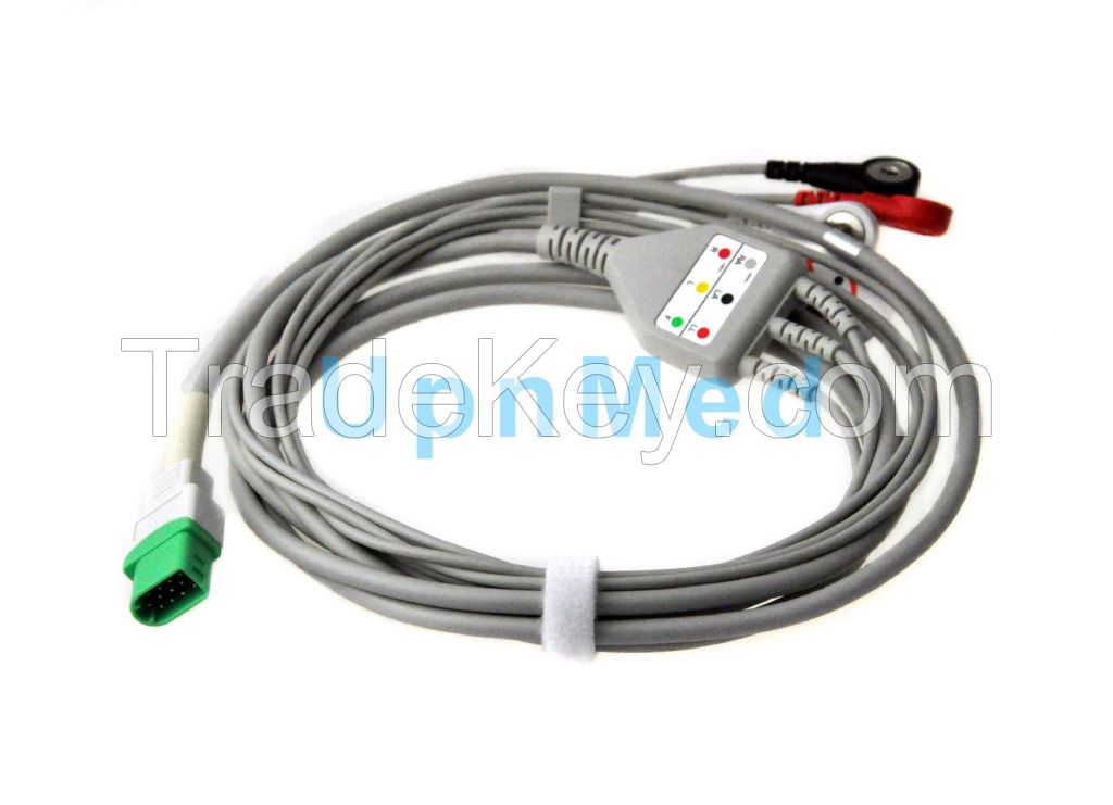Datascope Passport V ECG Cable with leadwires