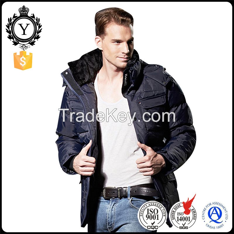 2016 COUTUDI Stylish Insulated Solid Ultra Warm Sexy Men Winter Down Coats with Hood