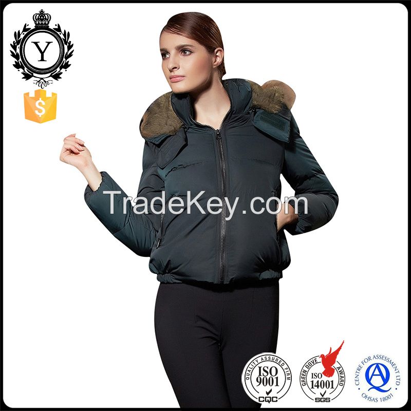 2016 COUTUDI winter insulated light duck down feather puffer hooded down jacket women