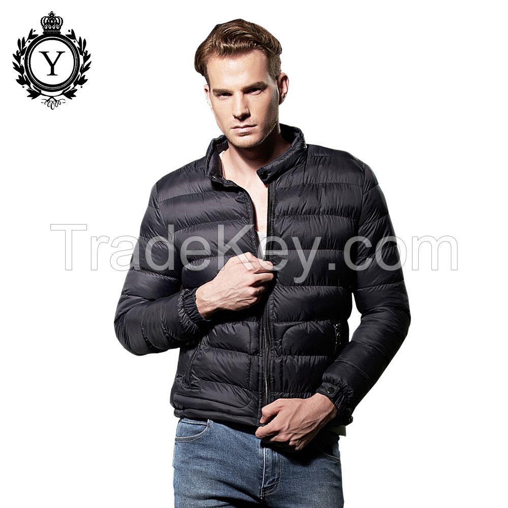 2016 COUTUDI hot sale windbreaker lightweight waterproof winter men goose down filled jacket