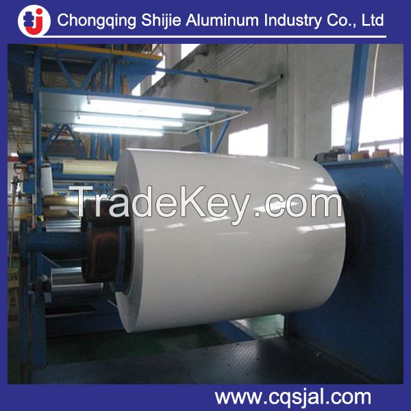 PE (polyester) / PVDF color coated aluminum coil manufacturer