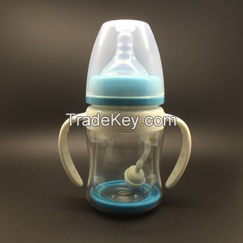 Wide neck  crystal diamond glass bottle Double protection and Explosion-proof
