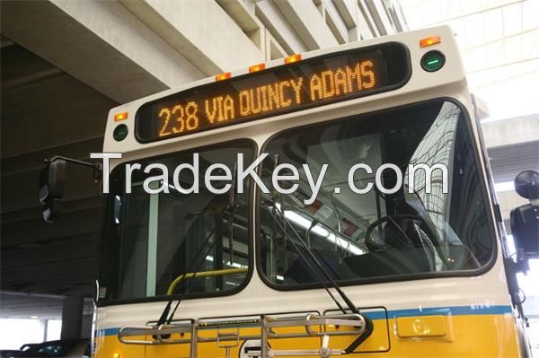 bus inside message led destination display 