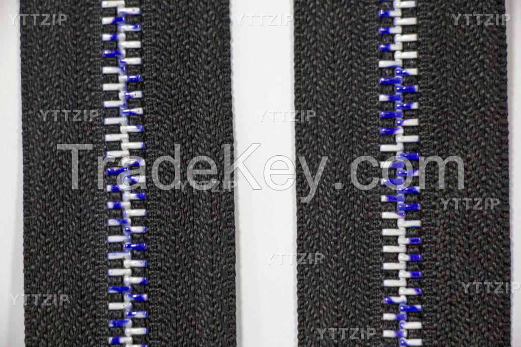 3# 5# metal zipper with special plating