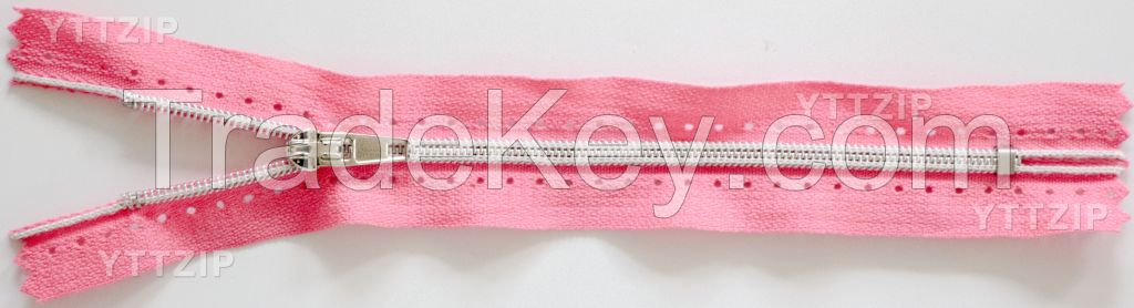 3# nylon zipper with waterproof, lace tape