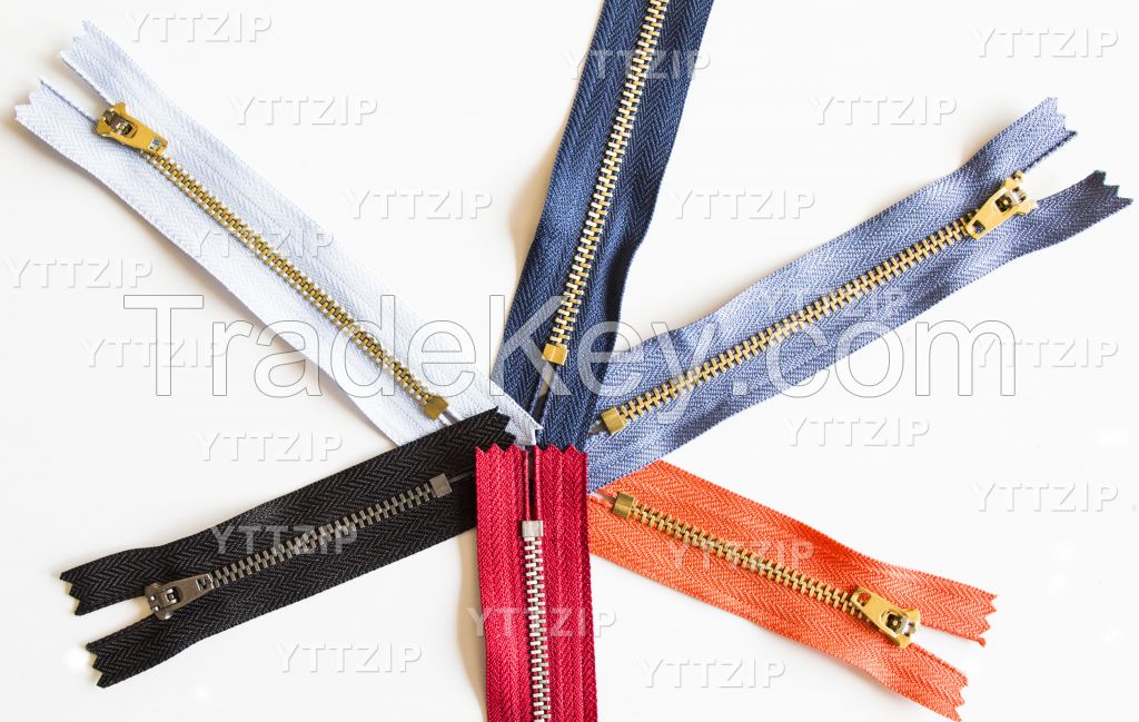 4# 8# metal zipper