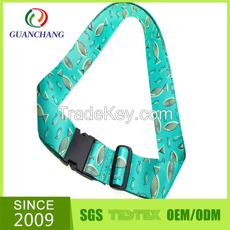 hot sale custom promotional polyester luggage belt