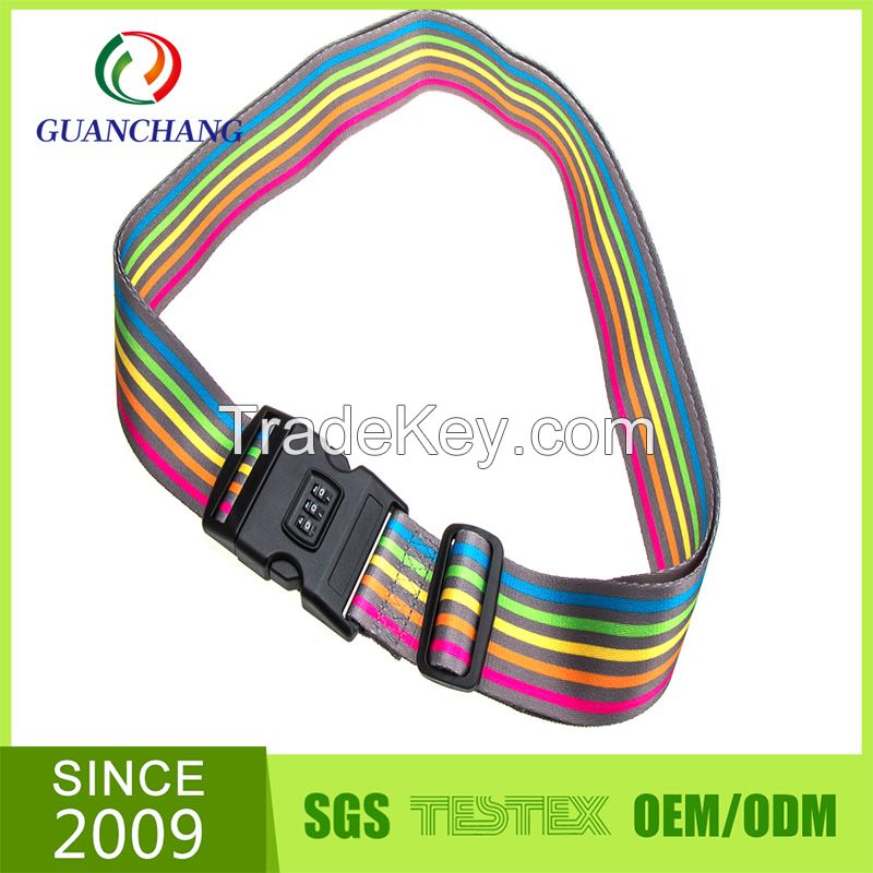 hot sale custom promotional polyester luggage belt