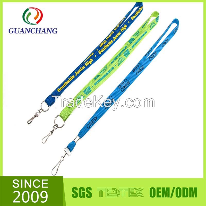 polyester Heat Transfer Printing Lanyard with custom logo