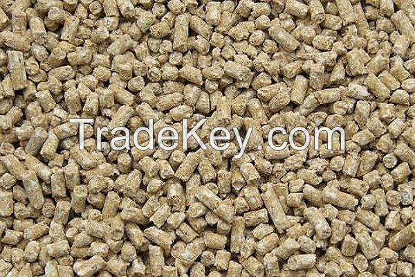 Wheat bran granulated