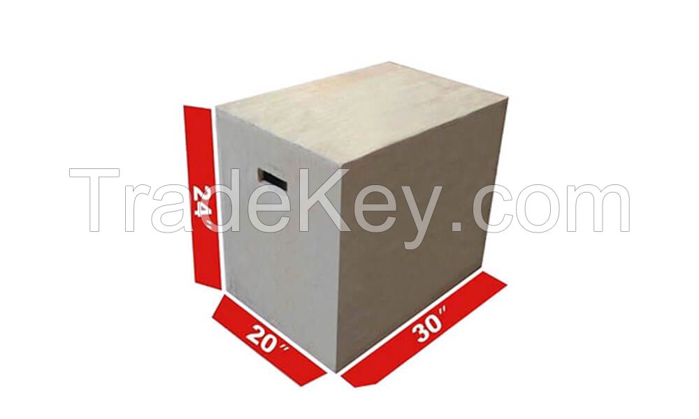 3-in-1 wooden  Plyometric Box(20"Ã24"Ã30")