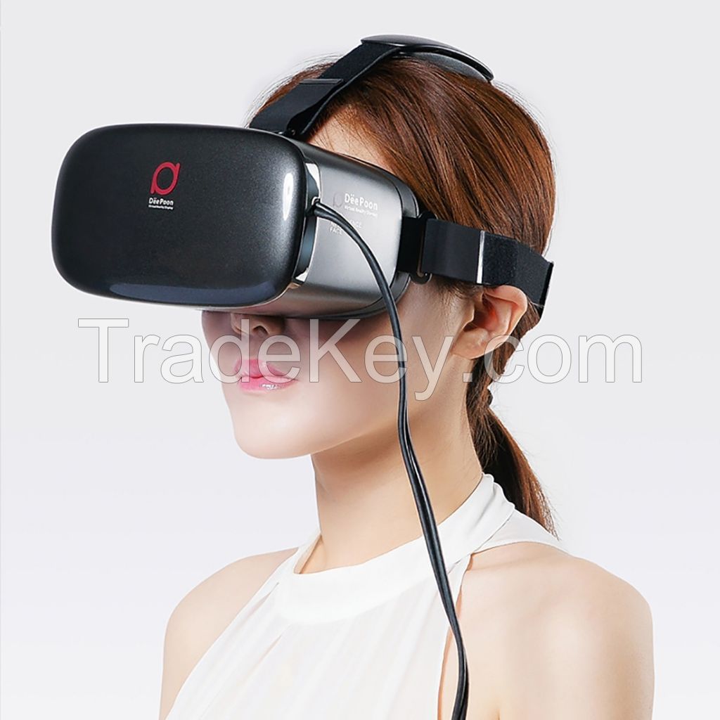 Newest 3d Glasses Deepoon E2 75hz Refresh Rate 1080p Amoled Screen Virtual Reality Pc 3d Video Glasses For Desktop Computer