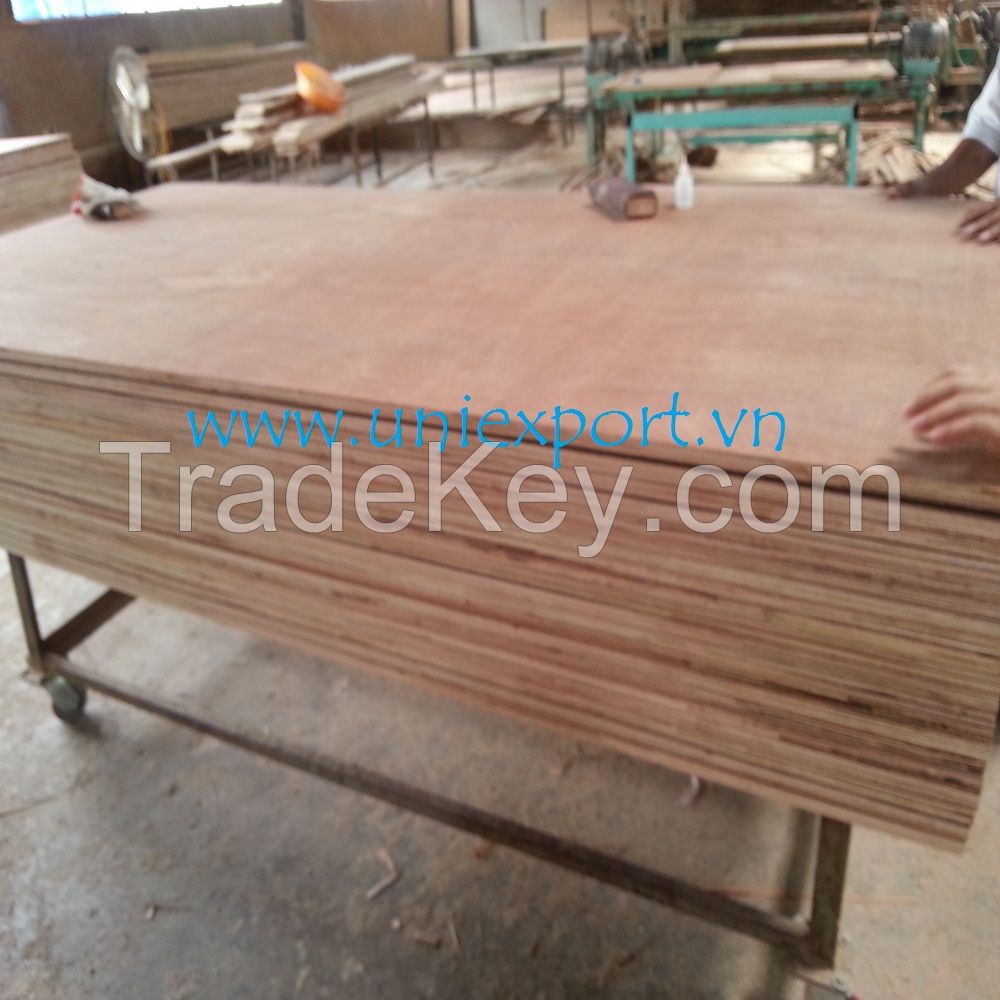 28mm thick, keruing veneer container plywood flooring