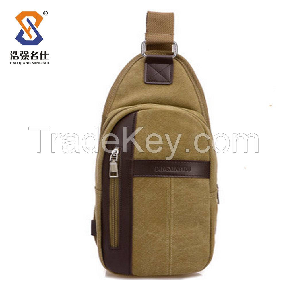 Factory New Canvas Bag/ Messenger Shoulder bags/ Men Bag/ Chest Bag/One strap bags