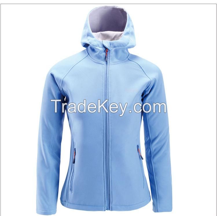 2016 high quality outdoor women's softshell jacket