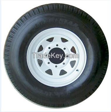 Multi-Fit Trailer Wheel with Tyre Assembly 10*114.3/108 Pattern Stud Ford Ht 185r14lt for Australian Trailers