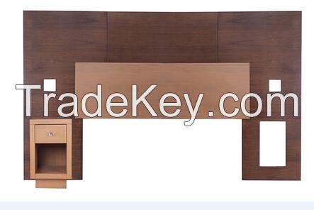 wooden King headbaord for hotel bedroom furniture,hospitality casegoods