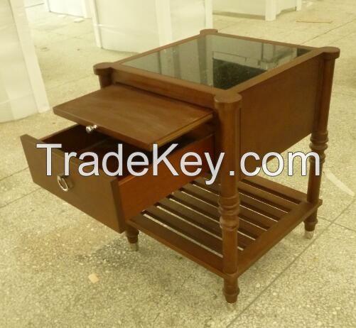 Wooden night stand/bed side table for hotel bedroom furniture,casegoods