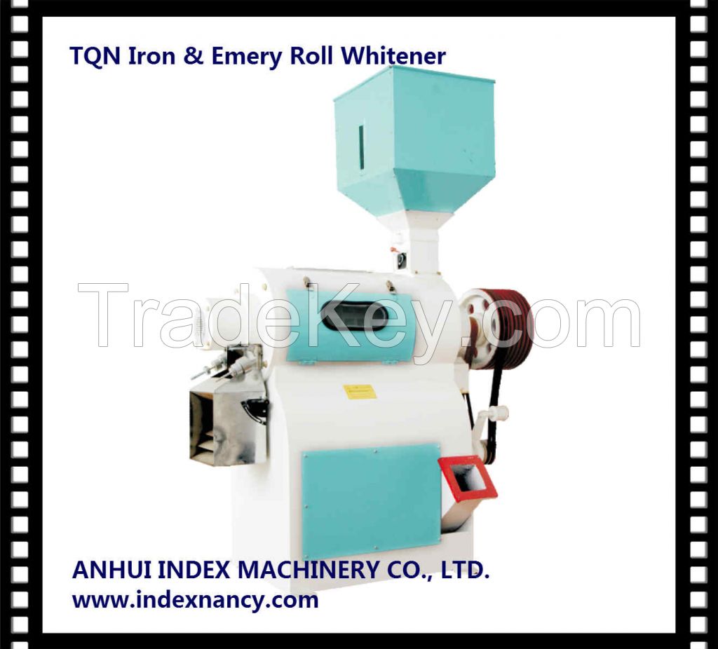 Rice Milling TQN Iron & Emery Roll Whitener for Gran