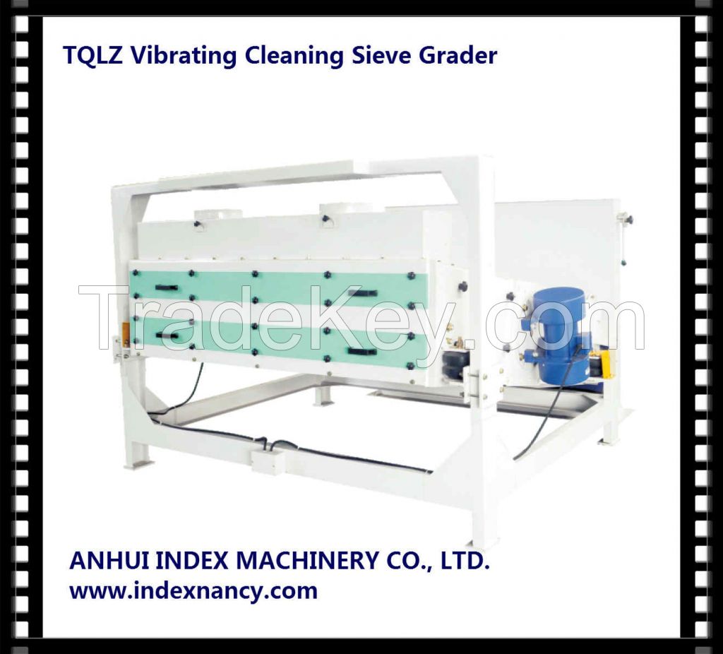 Cleaning Rice Mill Machinery TQLZ Vibrating Cleaning Sieve Grader