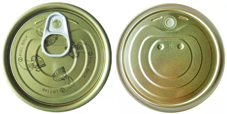 202# 209# 300# 307# 401#  Prime quality TFS or ETP Tinplate lid tin can cover for Tuna Fish ketchup