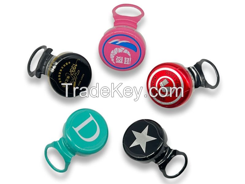 Environmentally Friendly Recyclable 26mm Aluminum Pull Ring Lids Metal Bottle Caps &amp; Closures for Beverages