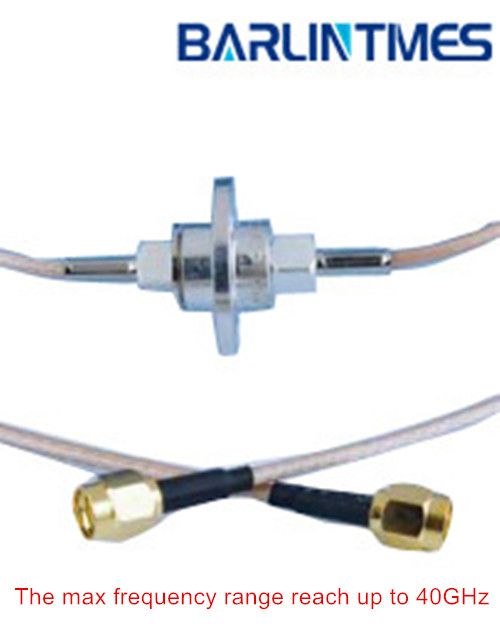 coax rotary joint with 40GHz frequency range for radar, antenna, CCTV from Barlin Times