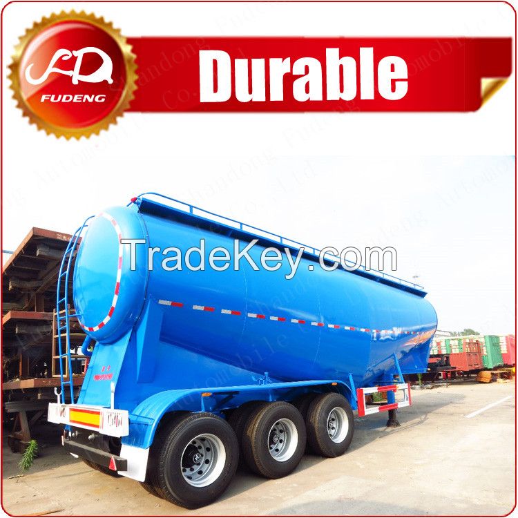 Bulk powder material transport truck tanker , 3 or 2 axle Cement Bulker semi trailer for sale in Pakistan