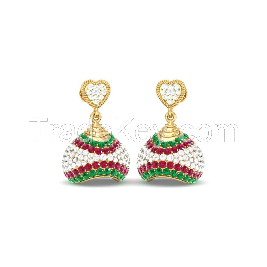 The Tulare Jhumka Earring