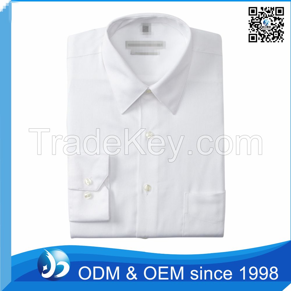 Custom 100% Cotton White Triple Collar Shirt