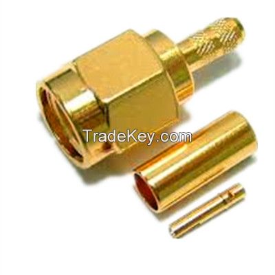 sma male plug for cable rg 178 rg316 lmr195,straight type 