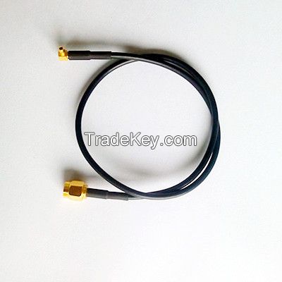 MCX female to sma male pigtail connector for cable r178 rg316