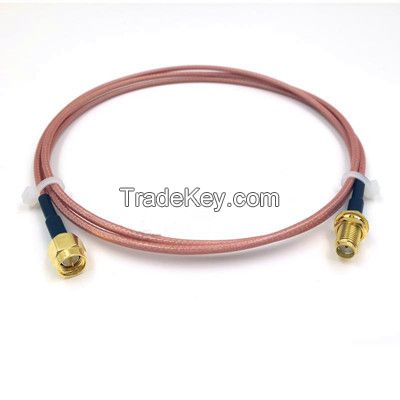 sma female to sma male pigtail connector for cable r178 rg316