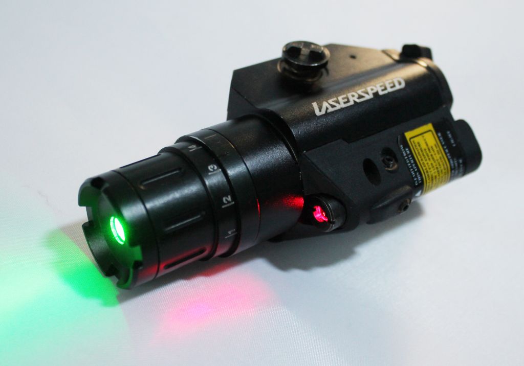 Tri beam shotgun laser sight