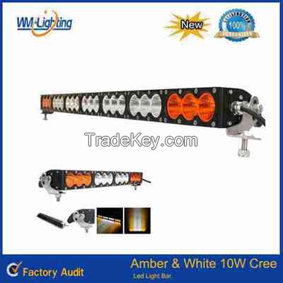 Multi color led light bar 22inch 120W amber led light 4x4