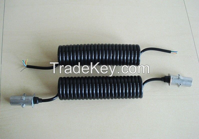 Free sample trailer 7 core cable trailer adapter with stock and plug