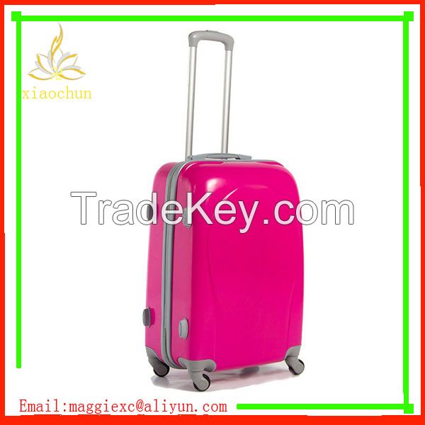 Best printing ABS PC hard shell 4 wheels Trolley Luggage